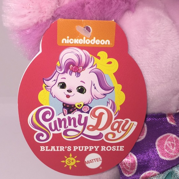 Sunny Day Blair’s Puppy Rosie Pink Plush Mattel Fisher Price Nickelodeon - Picture 5 of 10